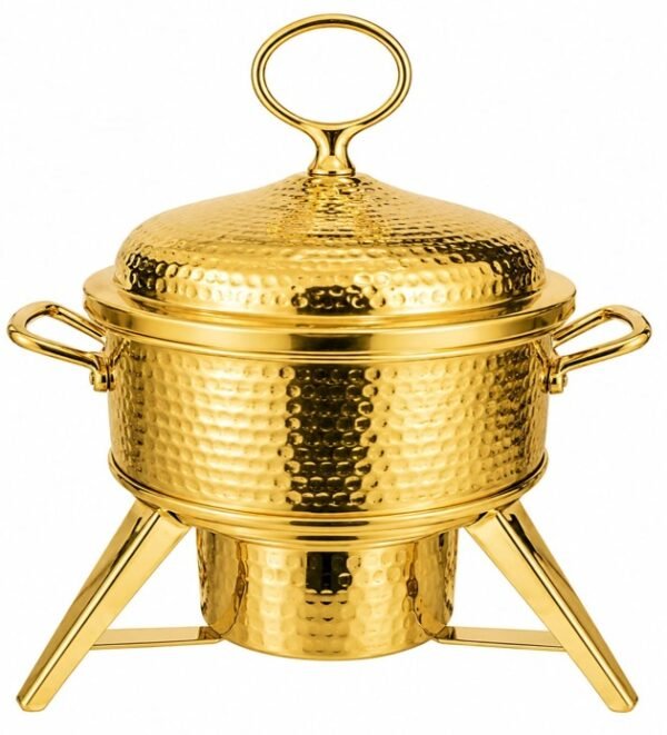 STW1010 Stainless Steel Anupam Hammered Gold Finish