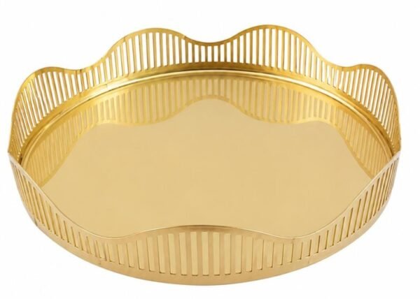 Stainless Steel 14" Tray Finish Gold