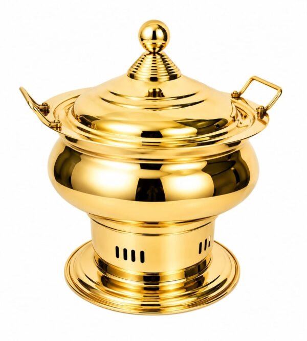 Stainless Steel Paildar Gujarati Finish Gold
