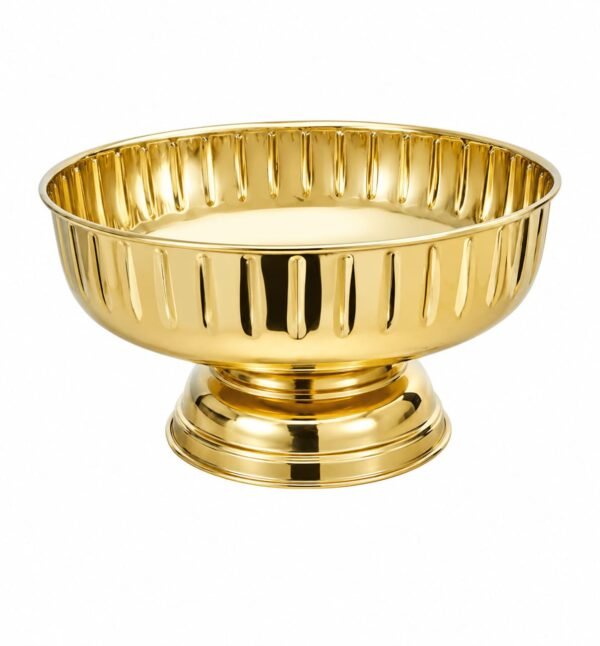Stainless Steel Salai Bowl 10" Finish Gold