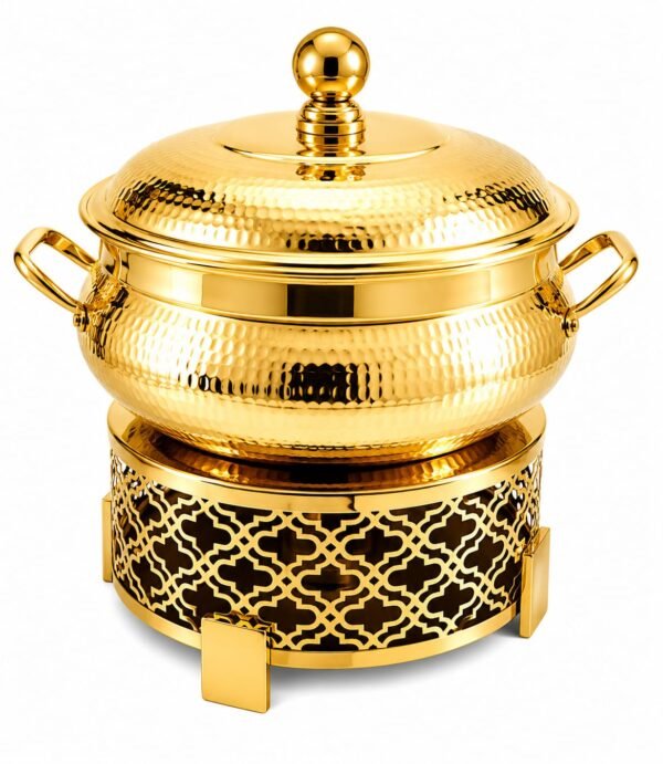 STW1020 Stainless Steel 121 Chawal Handi Finish Gold