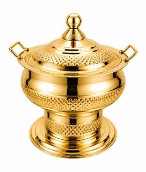 Stainless Steel Diamond Gujarati Finish Gold