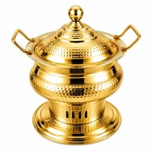 STW1026 Stainless Steel Paildar Mathar Gujarati Finish Gold