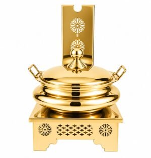 STW1028 Stainless Steel 14 x 14 Chowkhi Finish Gold