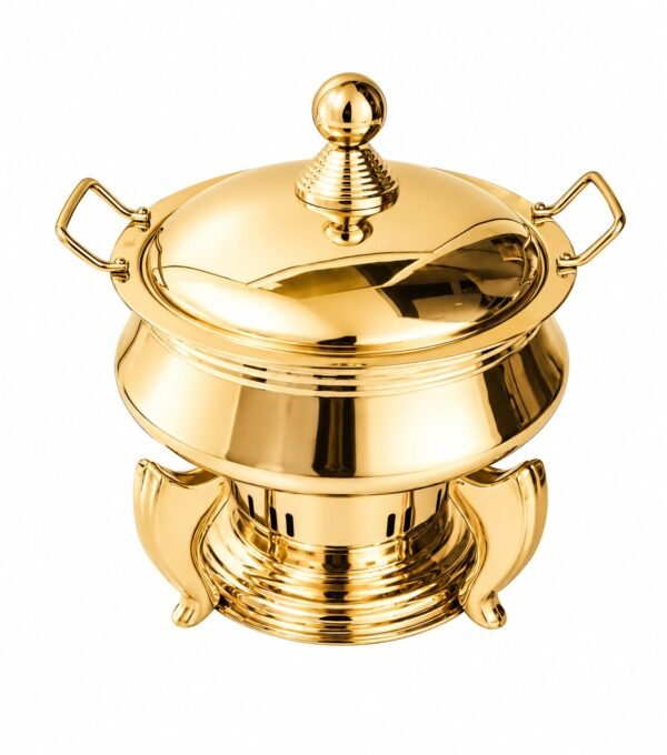 Stainless Steel 4 Paya Gujarati Finish Gold