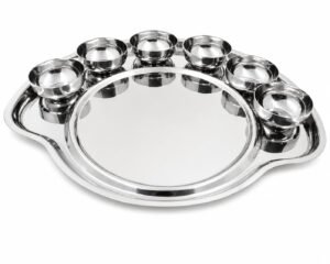 Stainless Steel Thali Set with 6 Bowls