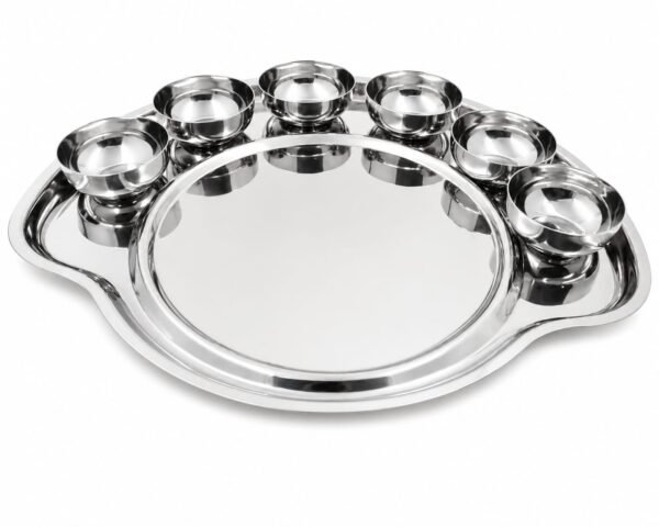 STW3119 Stainless Steel Thali Set with 6 Bowls