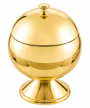 Stainless Steel Pani Puri Matka Finish Gold