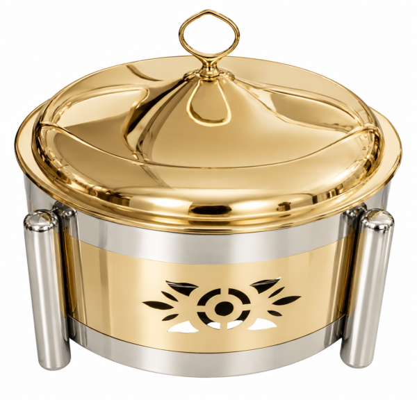 Stainless Steel Sweet Dish Finish Gold , S.S.
