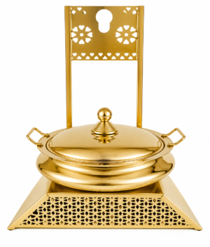 STW1063 Stainless Steel Taar Stand Chafing Dish Finish Gold