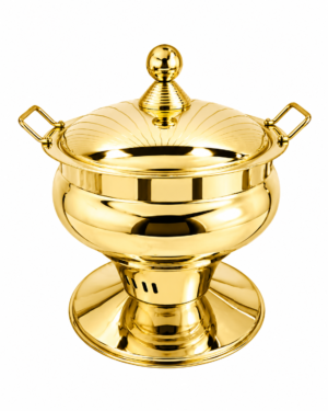 STW1064 Stainless Steel Trophy Gujrati Chafing Dish Finish Gold