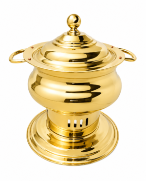 STW1065 Stainless Steel Paildar Gujarati Chafing Dish Finish Gold