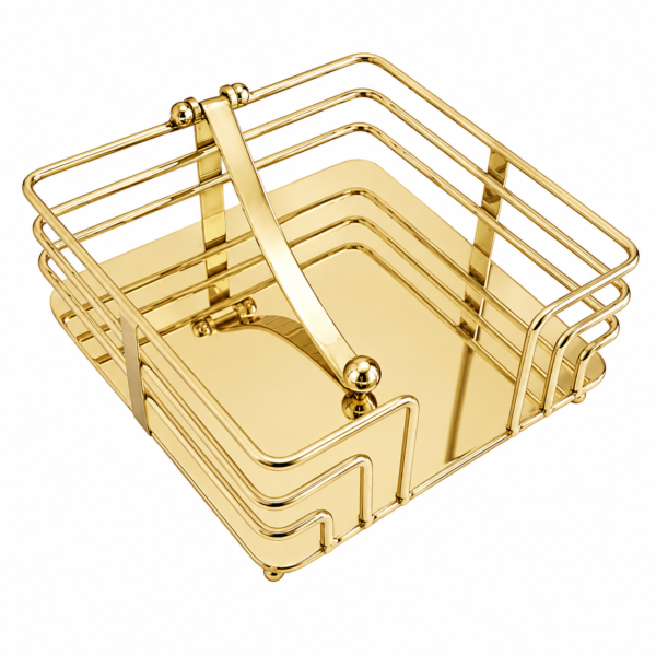 STW1066 Stainless Steel Tissue Stand Finish Gold