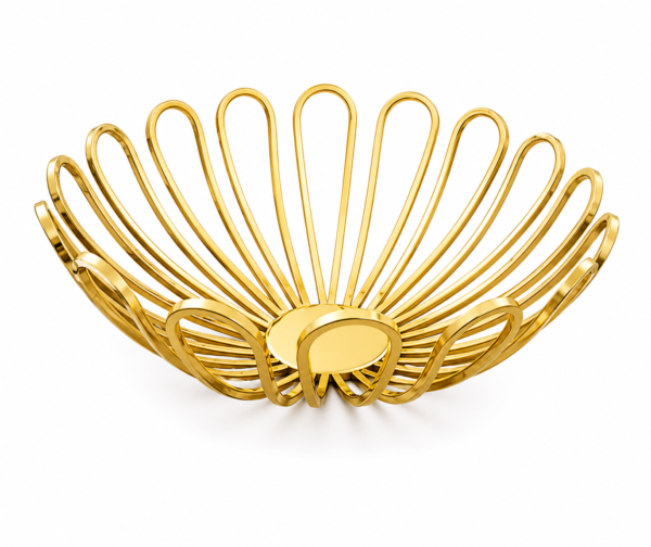 Stainless Steel Busket Finish Gold