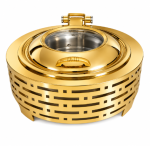 Stainless Steel Hydrolik Chafing Dish Finish Gold