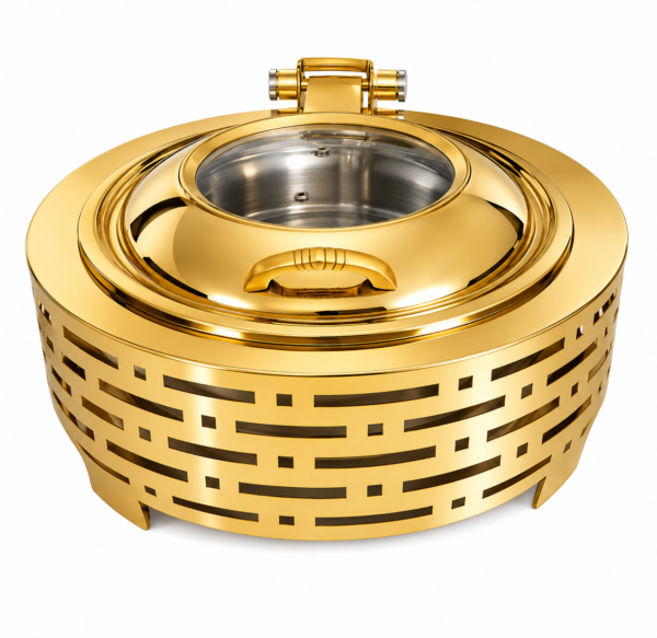 STW1076 Stainless Steel Hydrolik Chafing Dish Finish Gold
