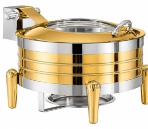 Stainless Steel Hydrolik Chafing Dish finish Gold