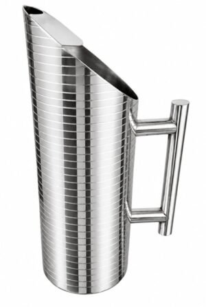 Stainless Steel lines Jug Finish Stainless Steel
