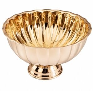 Stainless Steel Kharbooza Bowl Finish Gold