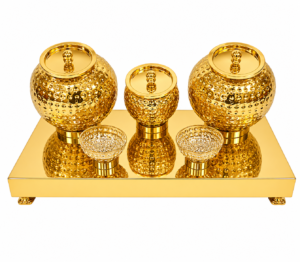 STW1120 Stainless Steel Pani Puri Matka Finish Gold