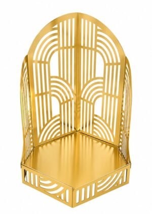 Stainless Steel Laser Plate Stand Finish Gold