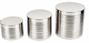 Stainless Steel Riser Set of 3 Finish S.S.
