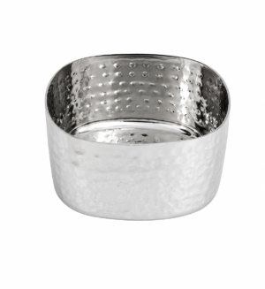 STW2001 Stainless Steel Square Katori Hammered Finish S.S.