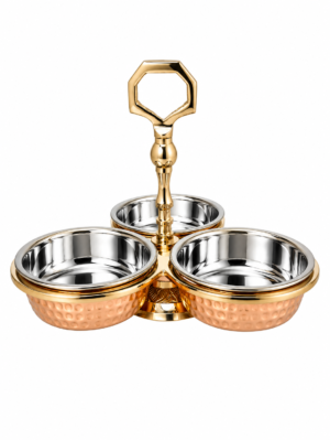 Stainless Steel + Copper Pickle Set ( 3 in 1 )
