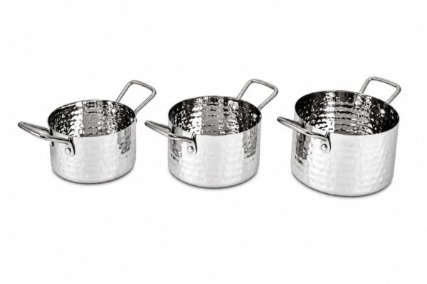 Stainless Steel Souce Pan ( Set Of 3 )