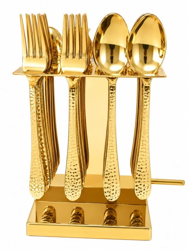 Stainless Steel Cutlery Set Finish Gold