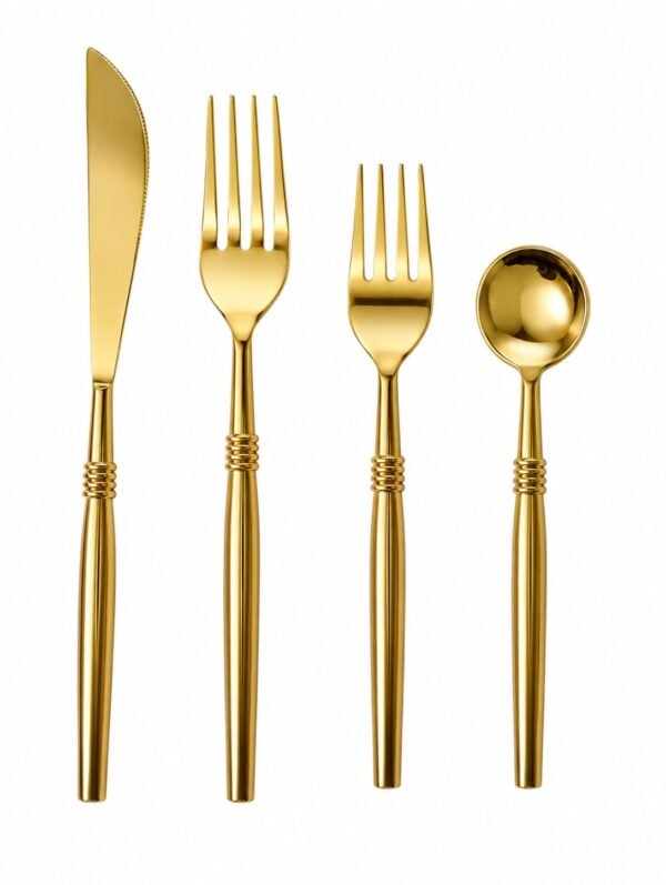 Stainless Steel Cutlery Set  Finish Gold