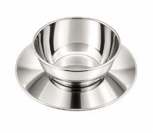 Stainless Steel Finger Bowl With Plate Finish S.S.