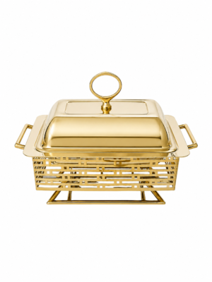 STW2051 Stainless Steel Tar Stand Chafing Dish Finish Gold