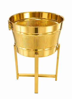 Stainless Steel Dustbin Finish Gold