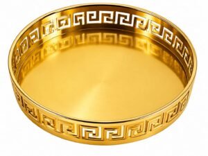 Stainless Steel Komcha Finish Gold