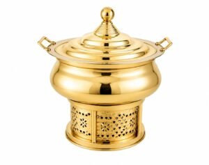 Stainless Steel Donga Set Chafing Dish Finish Gold