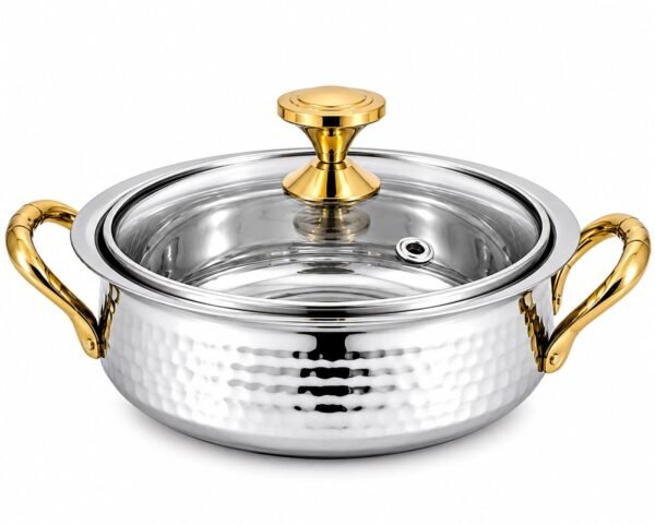 Stainless Steel Handi With Lid Size 2no