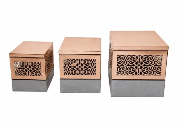 STW2089 Stainless Steel Riser ( set of 3 ) Finish Rose Gold
