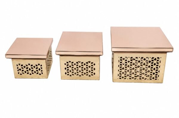 STW2091 Stainless Steel Riser ( Set of 3 ) Finish Rose Gold