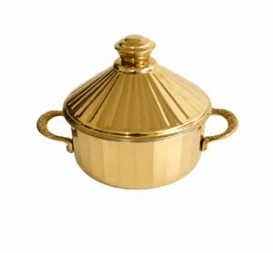 Stainless Steel Salai Hotpot Finish Gold
