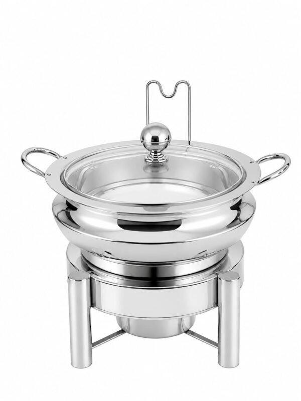 Stainless Steel Char Paya Stand Chafing Dish Finish S.S.