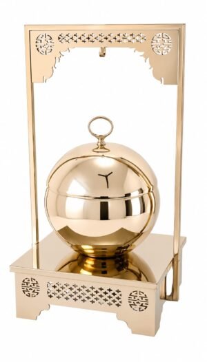 STW2124 Stainless Steel Matka Chowkhi Chafing Dish Finish Rose Gold