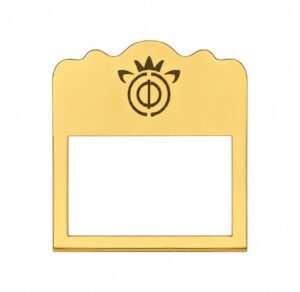 Stainless Steel Menu Stand Finish Gold