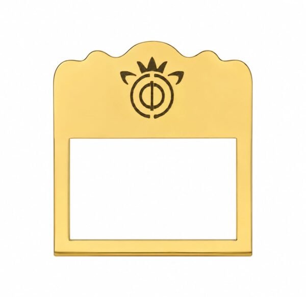 Stainless Steel Menu Stand Finish Gold
