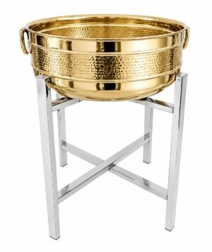 Stainless Steel Dustbin Finish Gold