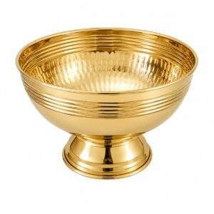Stainless Steel Chawal Hamm. Bowl Finish Gold